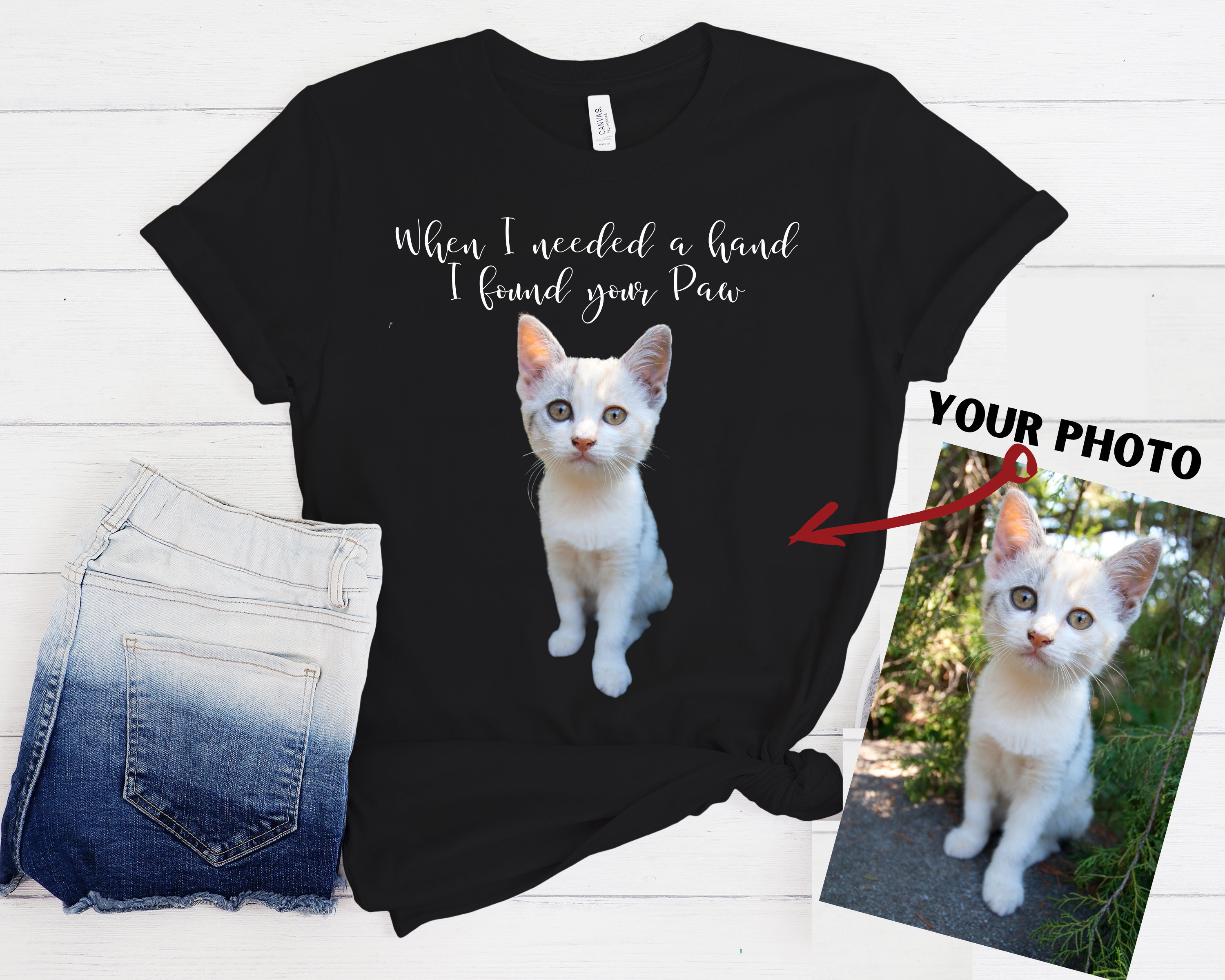 custom t shirts for cats