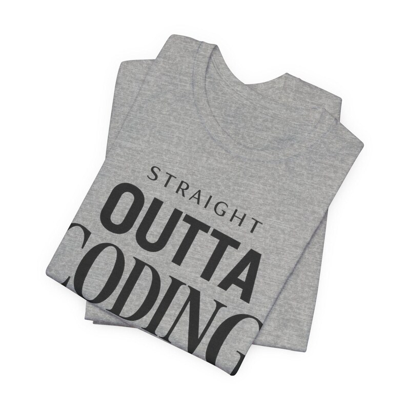 CODING PROGRAMMER Straight Outta Coding Shirt - Software Developer Gift - Computer Science Tee - Coder Apparel zdjęcie 2