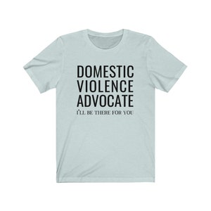 Awareness Support Tee - Domestic Abuse Counselor Shirt - Violence Prevention Advocate Clothing - Crisis Gift Outfit - Healing Journey Top afbeelding 8