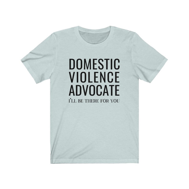 Awareness Support Tee - Domestic Abuse Counselor Shirt - Violence Prevention Advocate Clothing - Crisis Gift Outfit - Healing Journey Top afbeelding 8