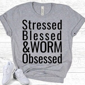 WORM OBSESSED Shirt - Funny Worm Farmer Tee - Vermicomposting Gift - Composting Top - Gardener Humor - Vermiculture Lover - Labyrinth Worm