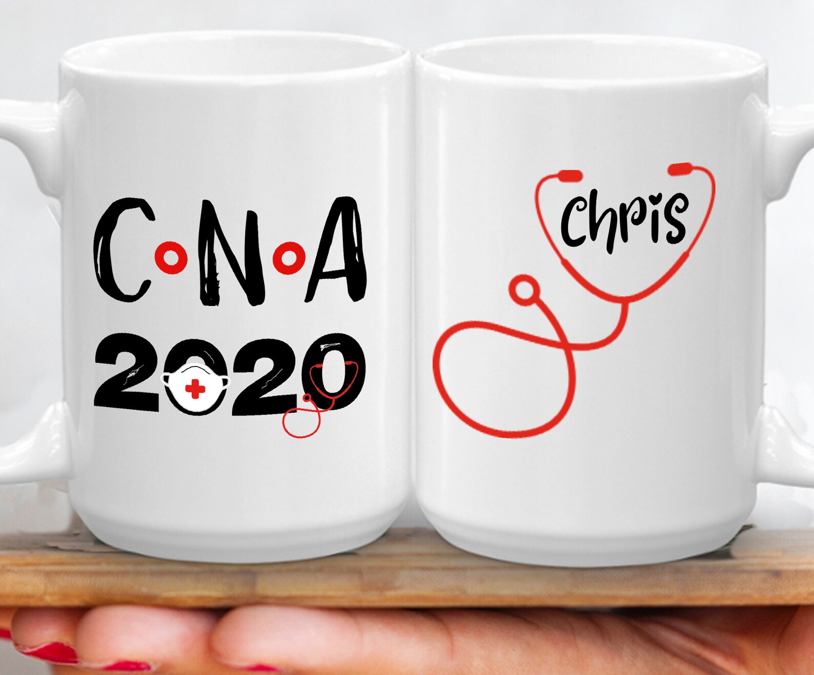 Personalized CNA 2020 Mug Certified Nursing Assistant Cup Etsy