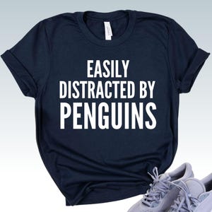 Penguin Lover Tshirt, Funny Penguin Gift, Animal Lovers, Penguin Birthday Party Unisex Tee, Funny Saying Hilarious Pun For Men Women Novelty