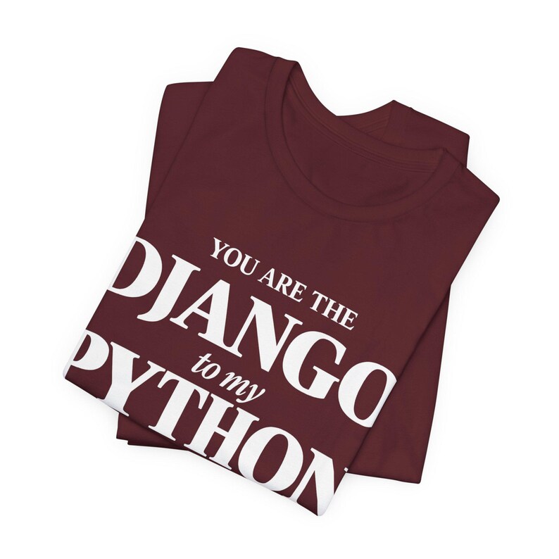 Camiseta DJANGO para desarrolladores de Python - Regalo para parejas de programadores - Camiseta para ingenieros de software - Regalo para parejas de programadores - Humor para desarrolladores - San Valentín para geeks de la tecnología imagen 8