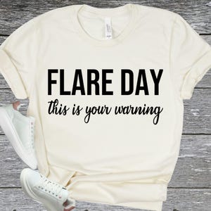 Fibromyalgia Awareness T-Shirt Spoonie Chronic Illness Warrior Flare Day Shirt Fms Cfs Lupus Crohns Crps Shirt Lyme Disease Unisex Tee