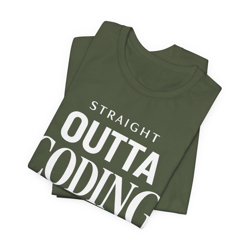 CODING PROGRAMMER Straight Outta Coding Shirt - Software Developer Gift - Computer Science Tee - Coder Apparel zdjęcie 8