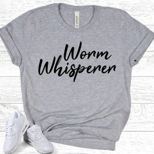 Worm Whisperer Shirt Worm Farmer Shirt Labyrinth Worm Lover Gift Worm Farm Gardener Worms Gift Insect Lover Composting Tee Magic Worm Unisex