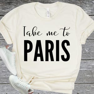 PARIS Lover Shirt - France Travel Tee - French Vacation Gift - Eiffel City Apparel - A Night In Paris image 1