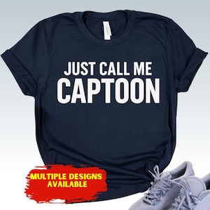 Captoon Nickname Tee for Men Women - Funny Alias Shirt - Funny Pontoon Shirt - Gift For Boat Owner - Pontoon Boat Captain