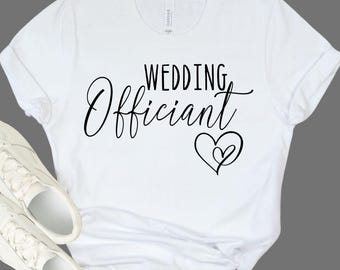 Wedding Officiant T-Shirt, Wedding Minister Gift, Officiant Shirt, Thank You Officiant Shirt, Will You Marry Us Shirt For Wedding Officiant