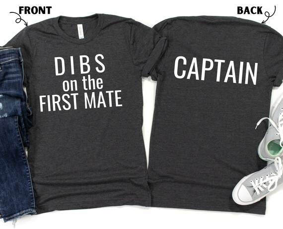 Captain Matching Couple Cruise Boating T Shirt Captain Matching Couple Cruise Boating T Shirt