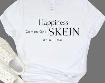 KNITTING Yarn Lover Tee – Knitter Gift – Crochet Shirt – Fiber Artist Apparel – Craft Lover Gift - Groovy Hobbyist Gift