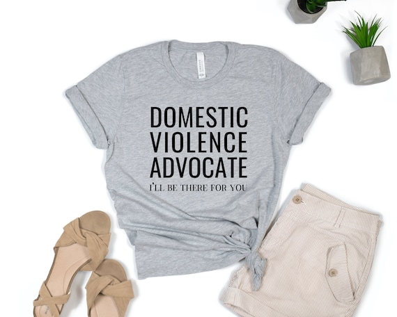 Awareness Support Tee - Domestic Abuse Counselor Shirt - Violence Prevention Advocate Clothing - Crisis Gift Outfit - Healing Journey Top