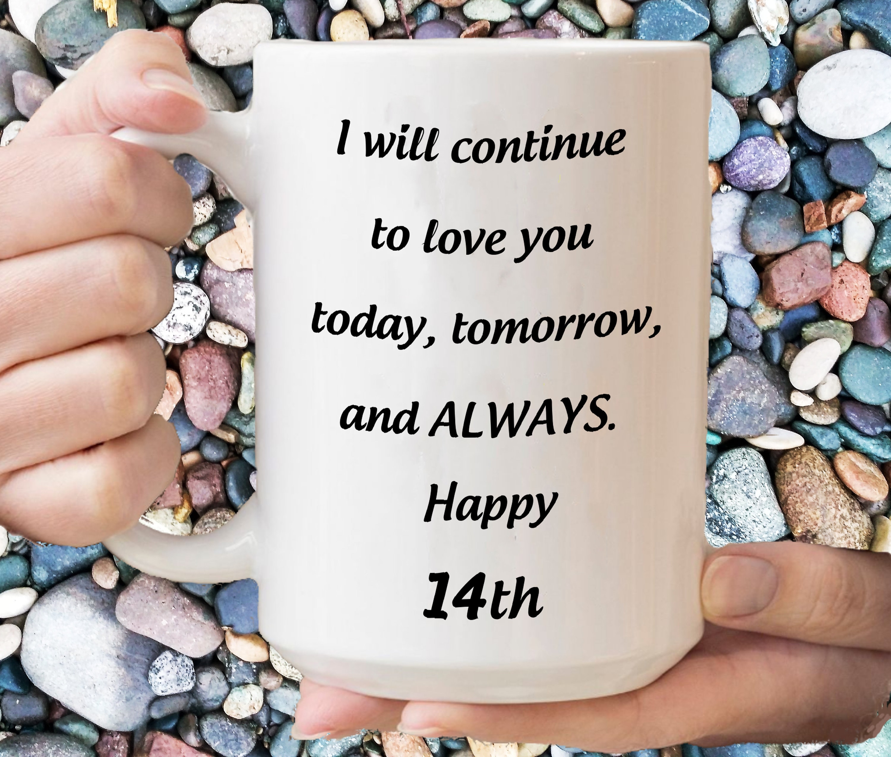 Anniversary Gift 14th For Wife 14 Years Jubilee Gift For Her Etsy