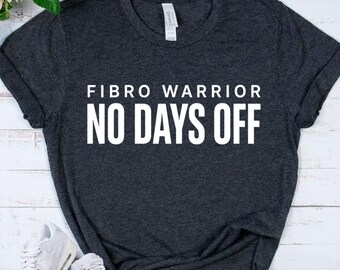 FIBRO WARRIOR Shirt - Fibromyalgia Awareness Tee - Chronic Pain Fighter Gift - Strong Woman Support Top - Spoonie Shirt - Spoon Theory