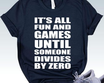 FUNNY MATH Gift Shirt - Professional Mathematics Teacher Apparel - Clever Geeky Slogan Tee - Mathematics Genius Humor Clothing - Nerd Style