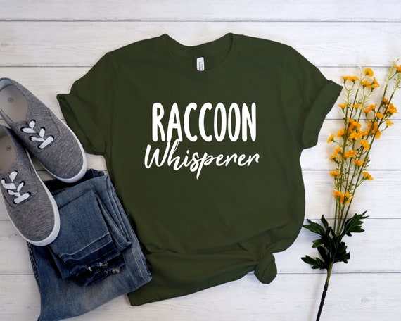 Raccoon Whisperer T-Shirt Cute Raccoon Tee Raccoon Whisperer T-Shirt Cute Raccoon Tee