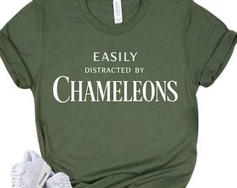 Chameleon Shirt - Reptile Lover Gift - Exotic Pet Owner Tee - Chameleon Enthusiast Apparel - Lizard Top