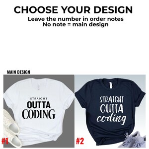 CODING PROGRAMMER Straight Outta Coding Shirt - Software Developer Gift - Computer Science Tee - Coder Apparel zdjęcie 12