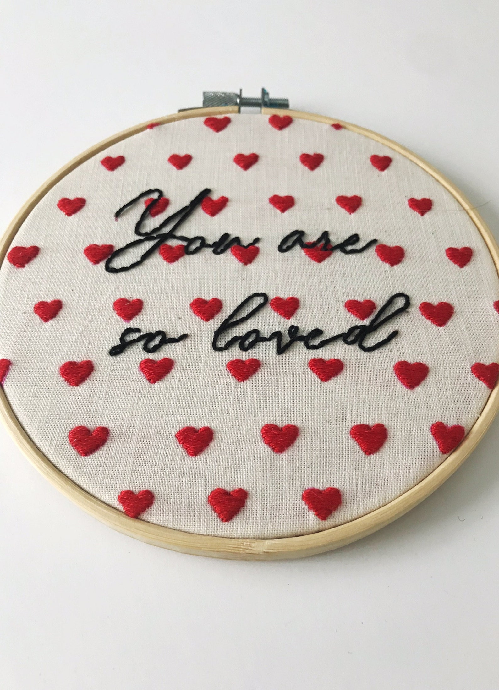 You Are so Loved Embroidery Pattern PDF Digital Download Hoop Etsy