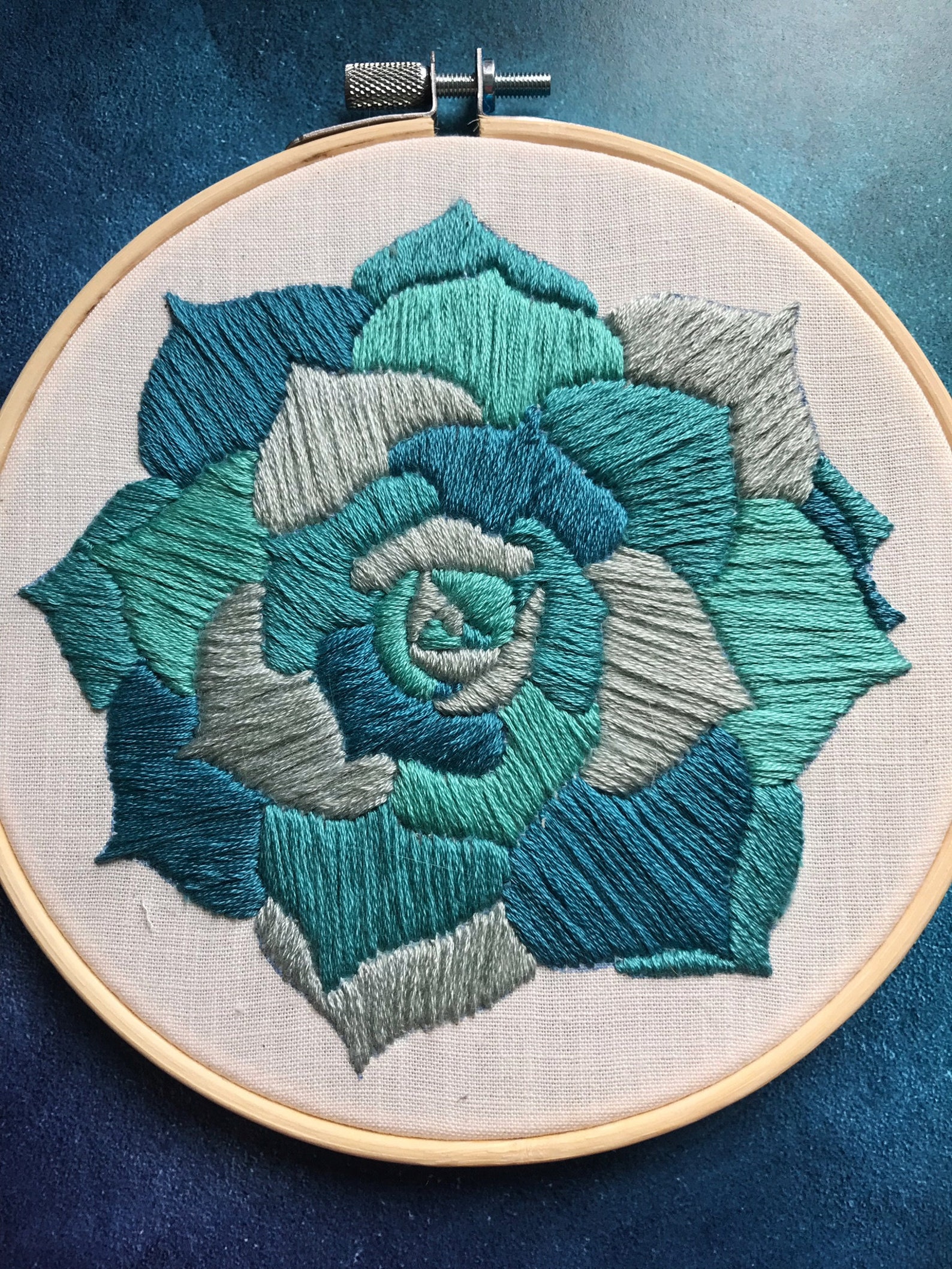 Succulent Embroidery Pattern PDF Digital Download Hoop Art Etsy