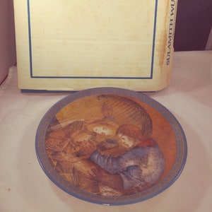 The Music 1st Issue Sulamith&#39;s Love Song Series Collector Plate from Konigszelt Bavaria