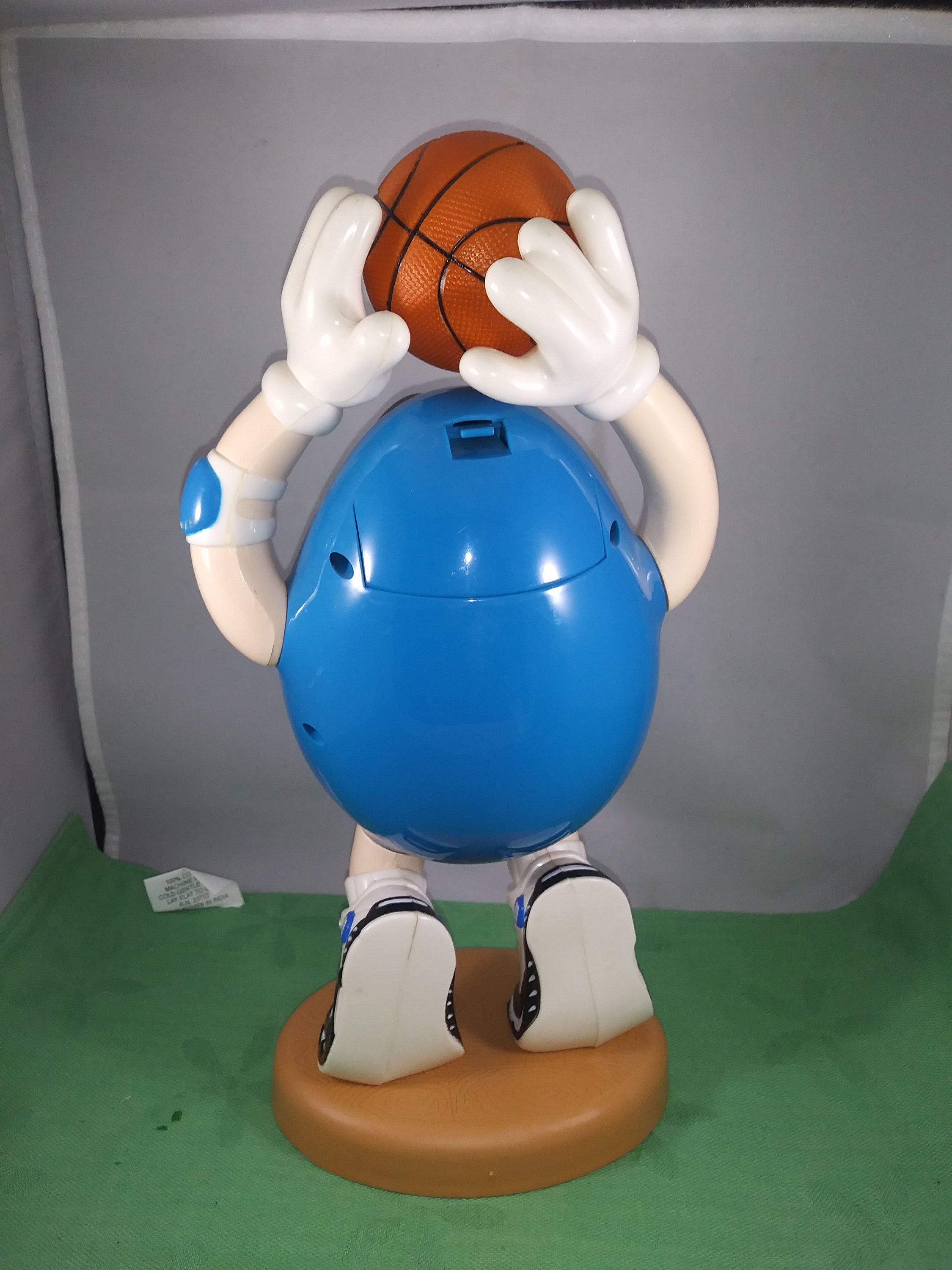 Vintage 1990's Shooting Basketball Blue M&M Candy Dispensers From