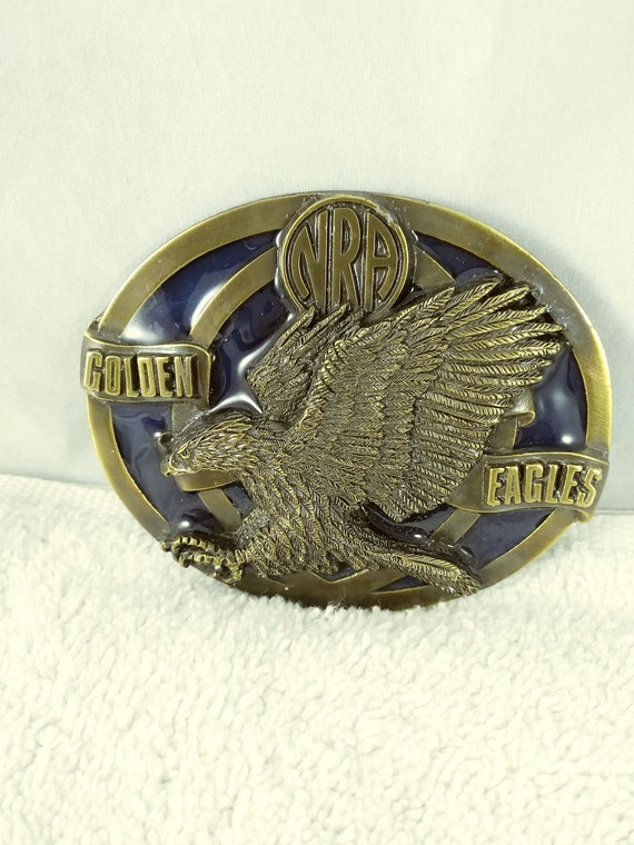 Vintage 1995 NRA Of America Golden Eagles Brass Be