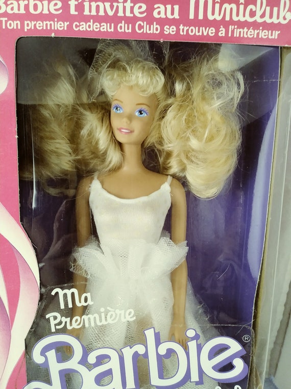 Vintage 1988 Ma Premiere Barbie Miniclub 