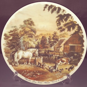 American Farm Scenes Autumn "Currier and Ives Barcuther Waldsassen