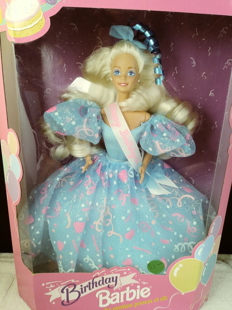 Vintage 1993 Birthday Barbie Doll NRFB - Etsy