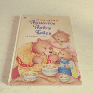 1988 Cyndy Szekeres&#39; Favorite Tales 14 All Time Classics Golden Book