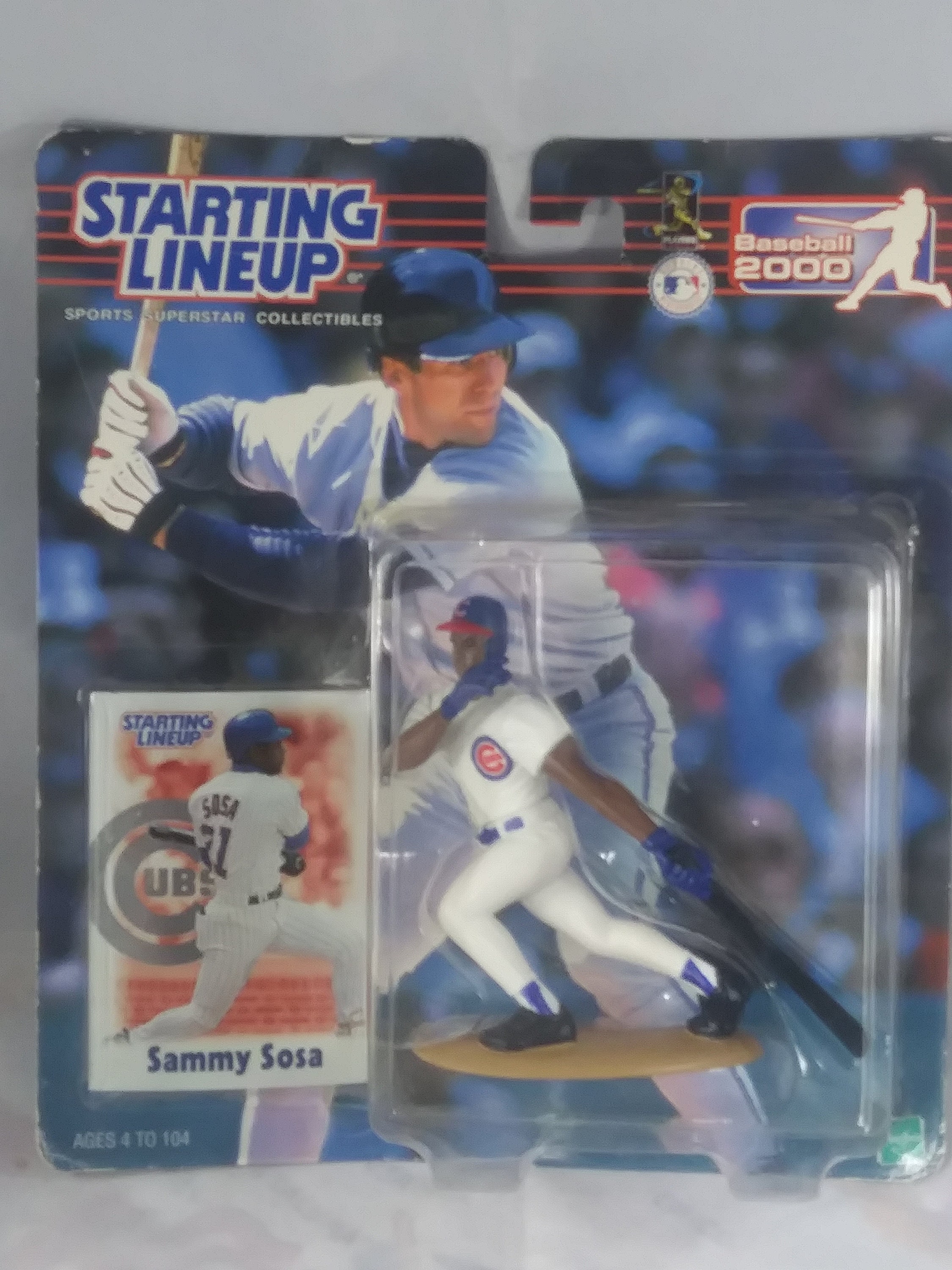Starting Lineup MLB Chicago Cubs Sammy Sosa Figurine And Baseball Card