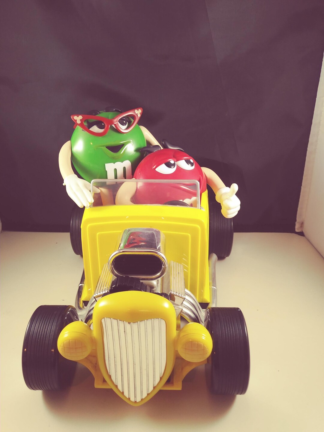 Yellow Hot Rod M&M Candy Dispenser Car - Etsy