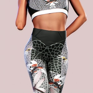 Dragonfly Leggings Women Activewear Dragonflies Capri Yoga Pants Sculpting Apparel Gym Workout Christmas Gift Tights Fitness Shaping Xmas