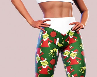 grinch yoga pants