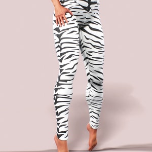 Big Cat Stripes Yoga Pants Tiger Leggings Women Activewear - Etsy