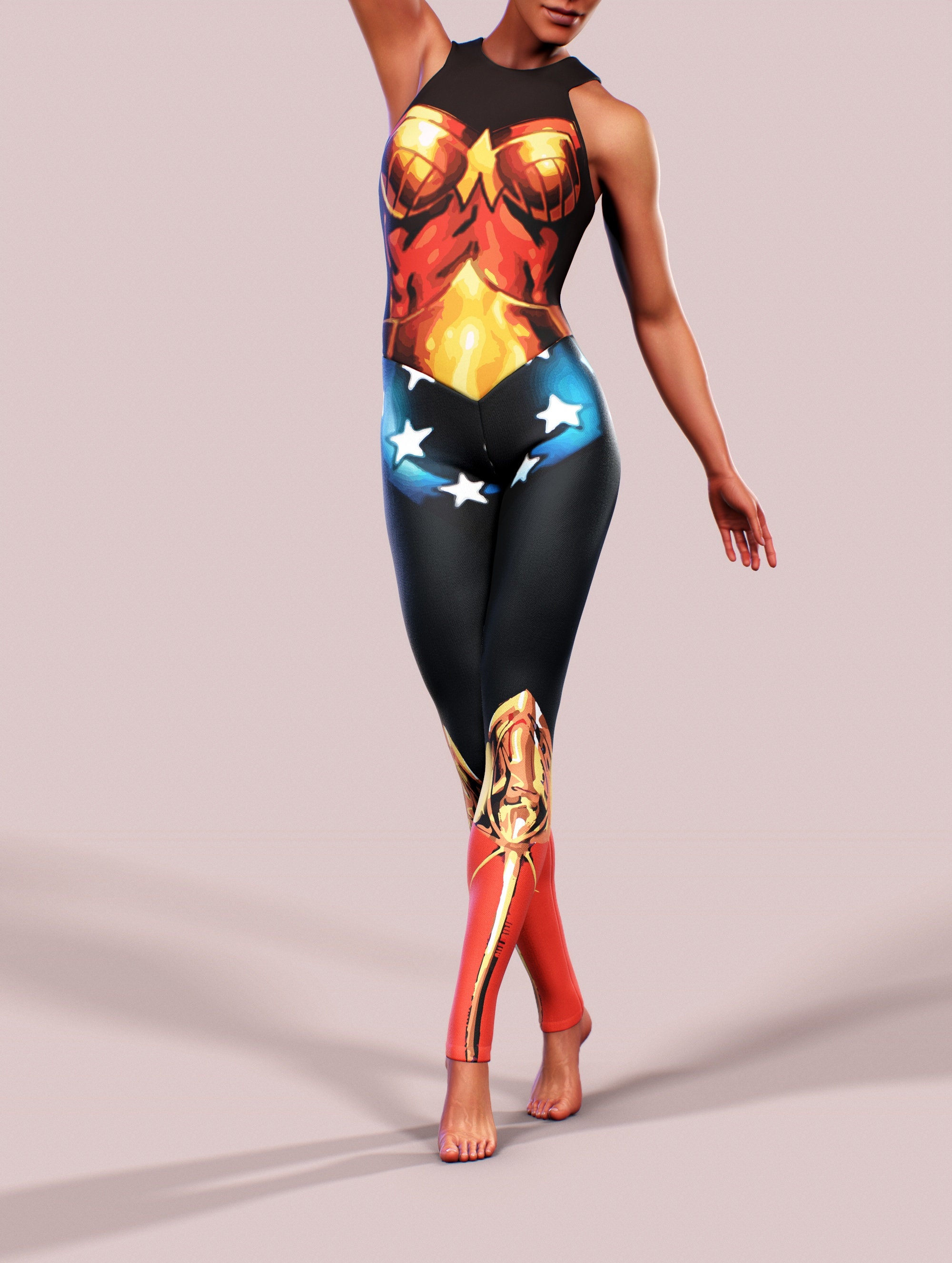 Wonder Woman Arena Bodysuit - Totally Superhero