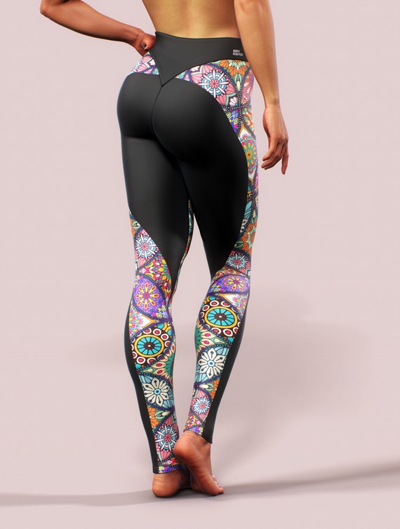 Mandala Yoga Pants Workout Women Activewear Gym Fitness Clothing