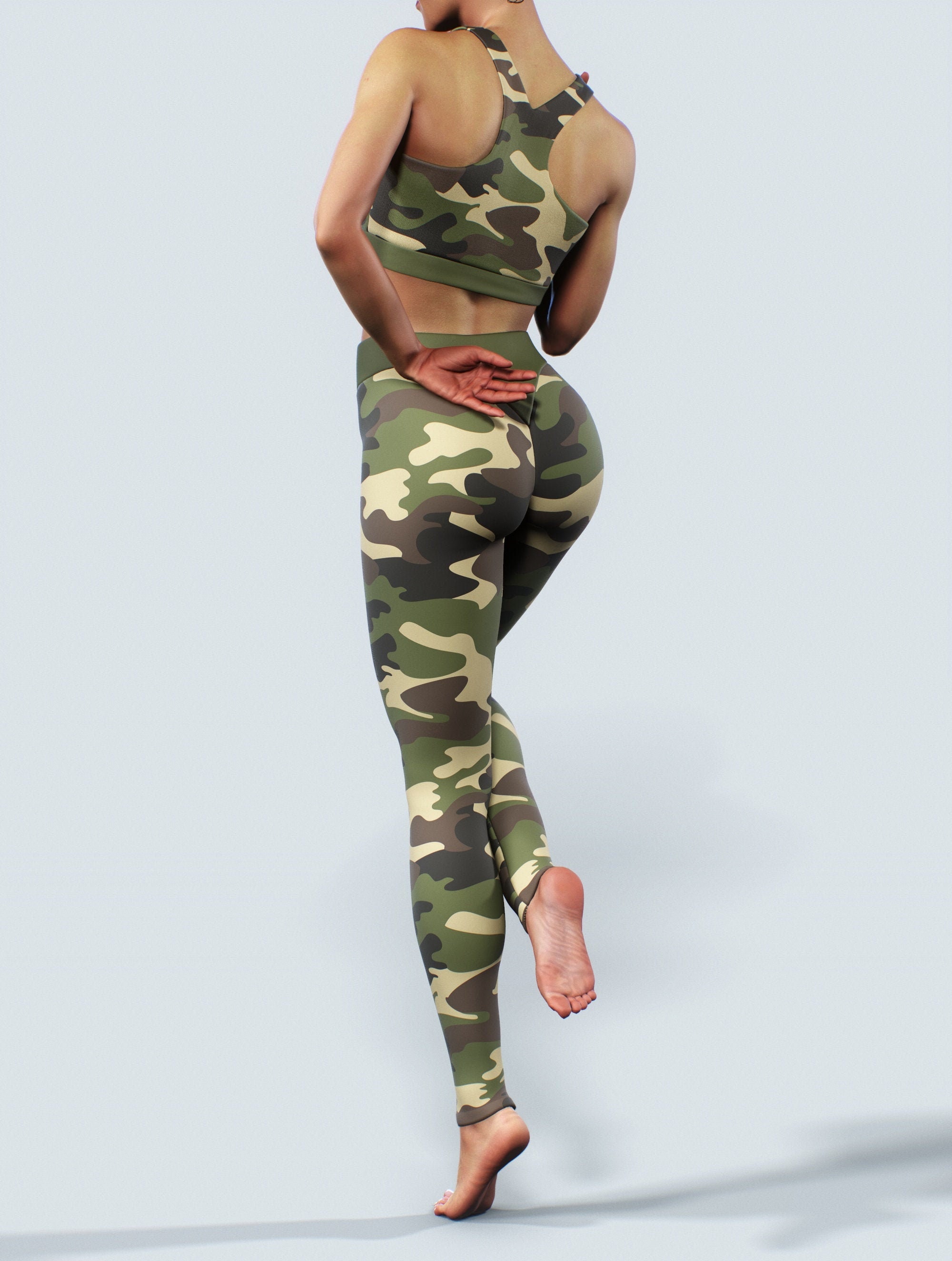 Camouflage Adult Tights