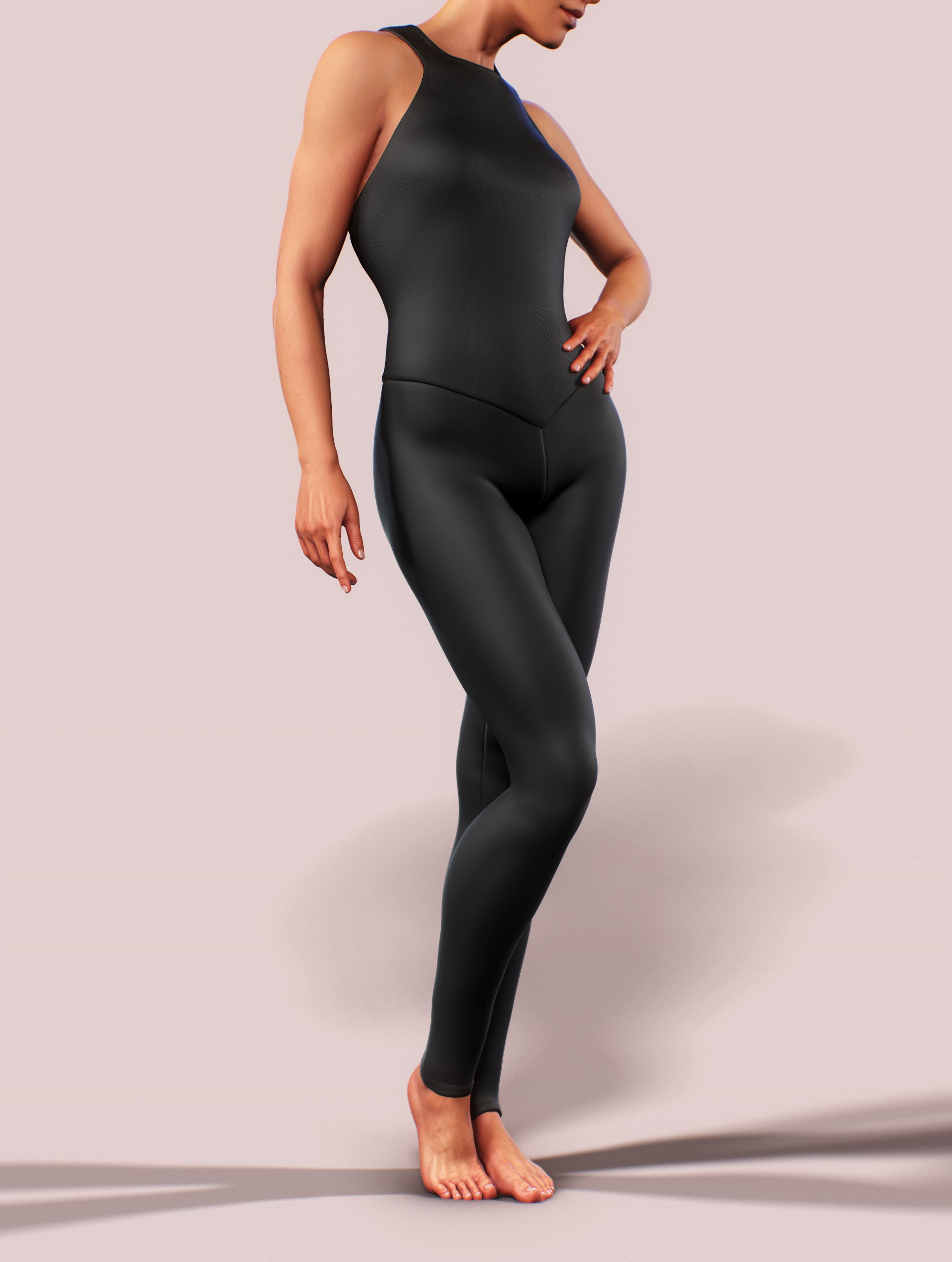 Sexy Gym Catsuit -  UK