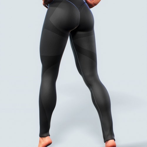 Women Shaping Push up Leggings High Waisted Slimming Effect Etsy