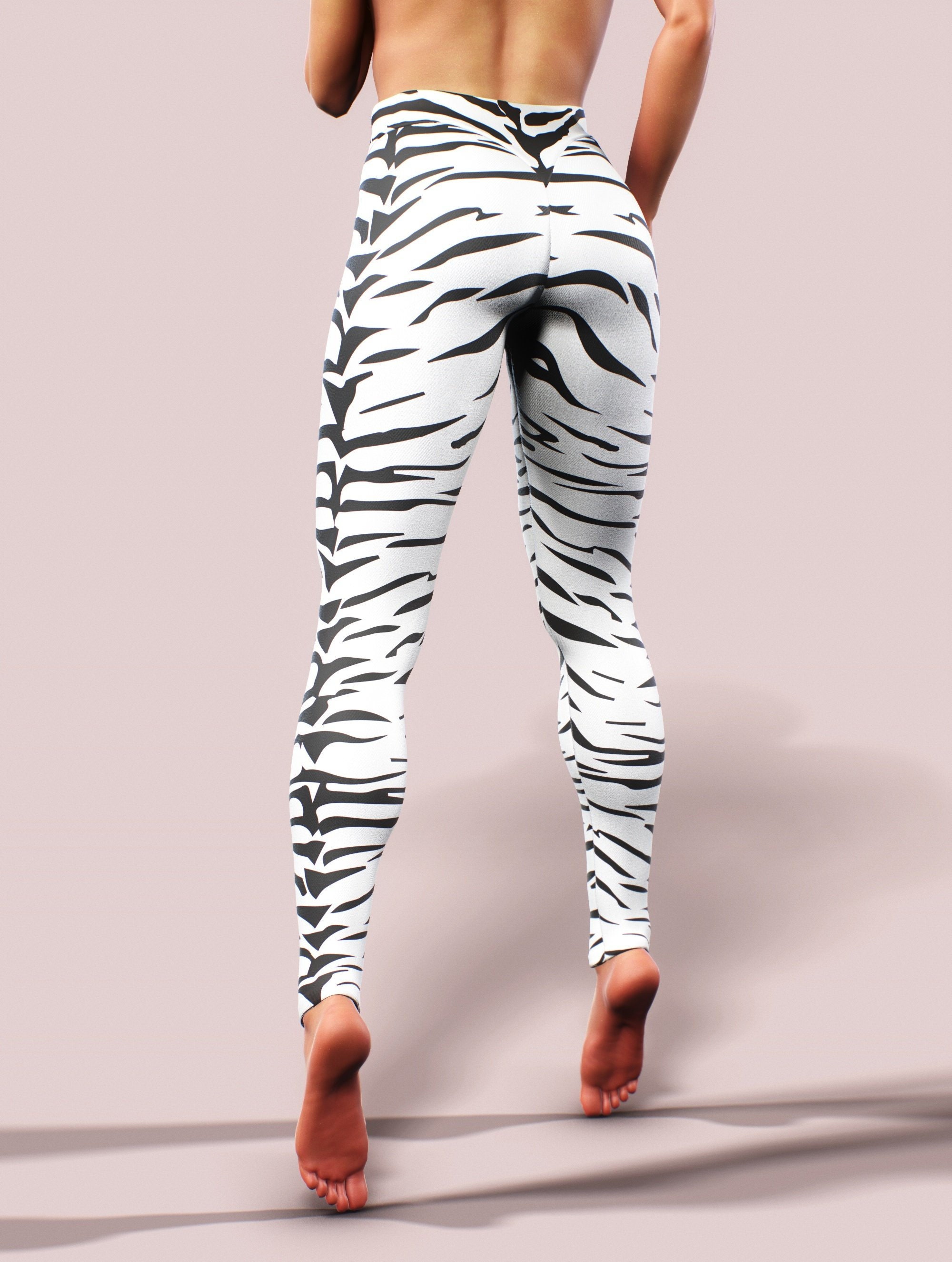Big Cat Stripes Yoga Pants Tiger 