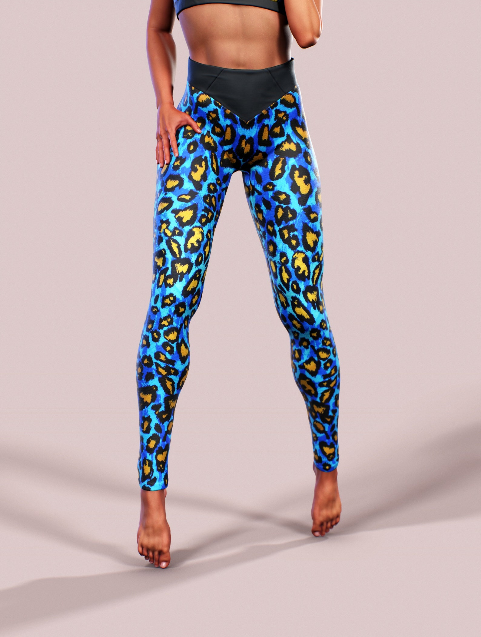 puma leopard print leggings