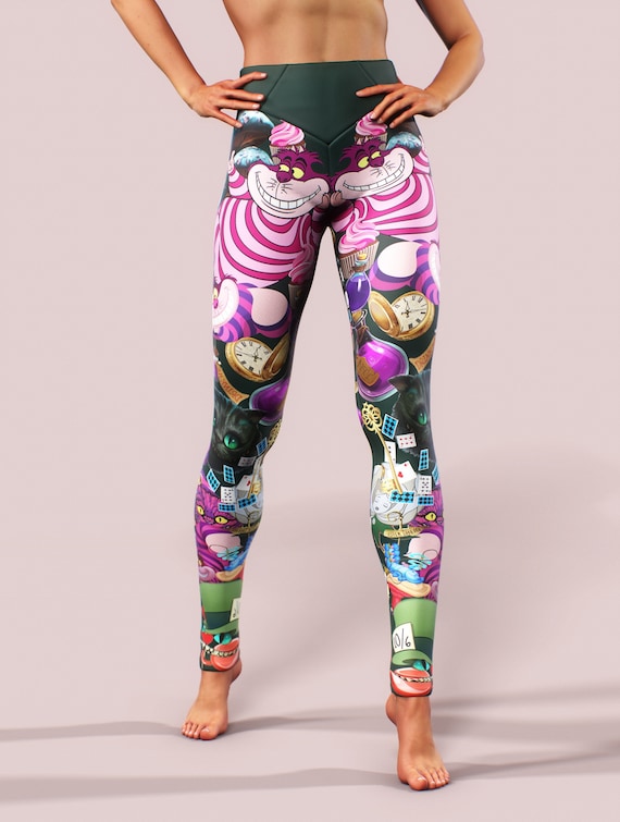 Hypnosis Psychedelic Leggings Women Cosplay Costume Sports