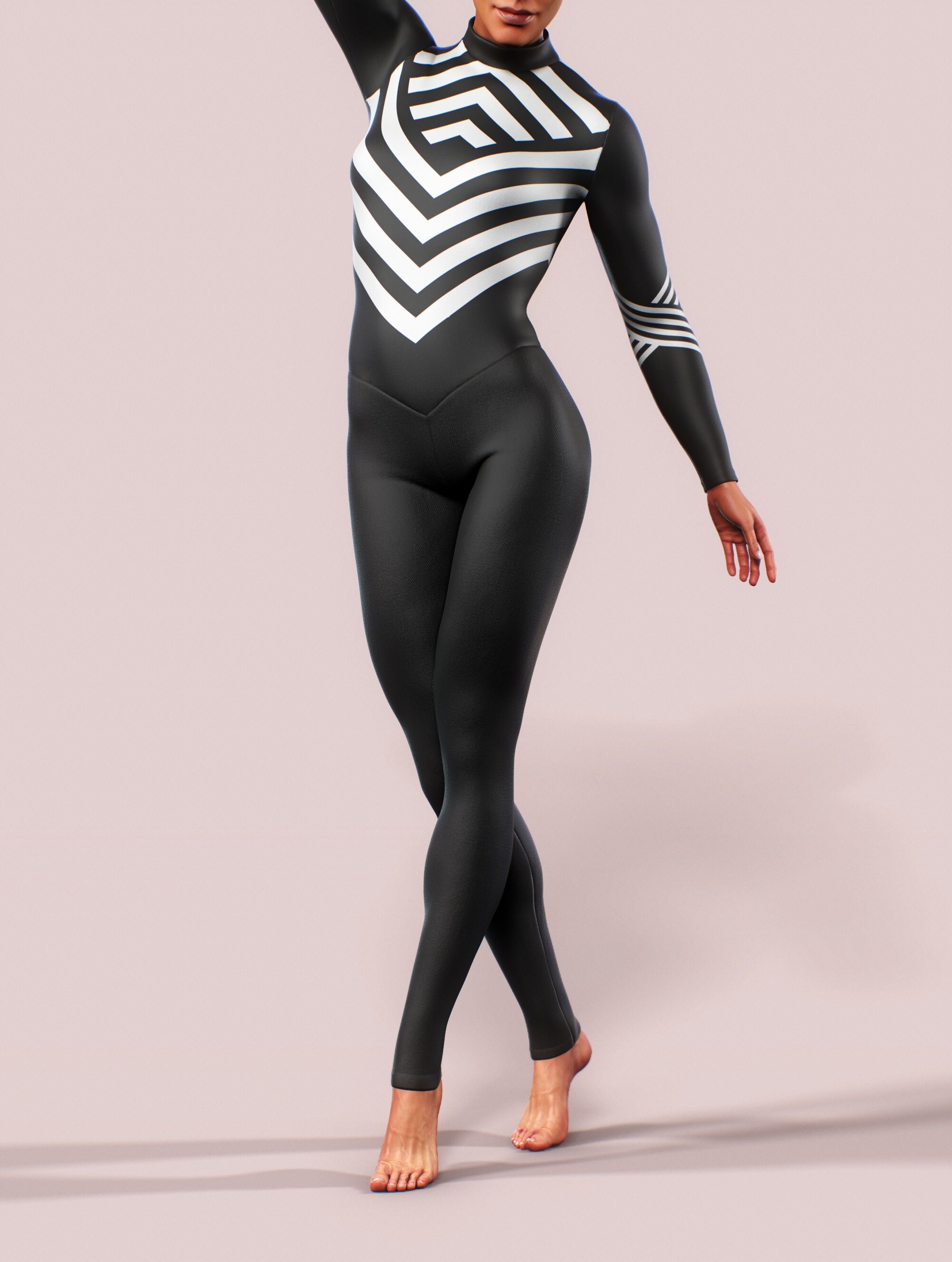 Edgy Illusion Bodysuit