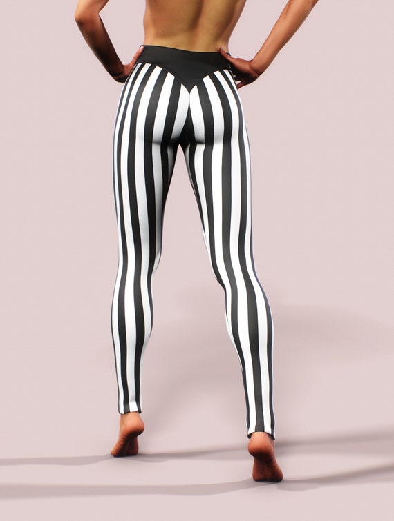 striped yoga pants