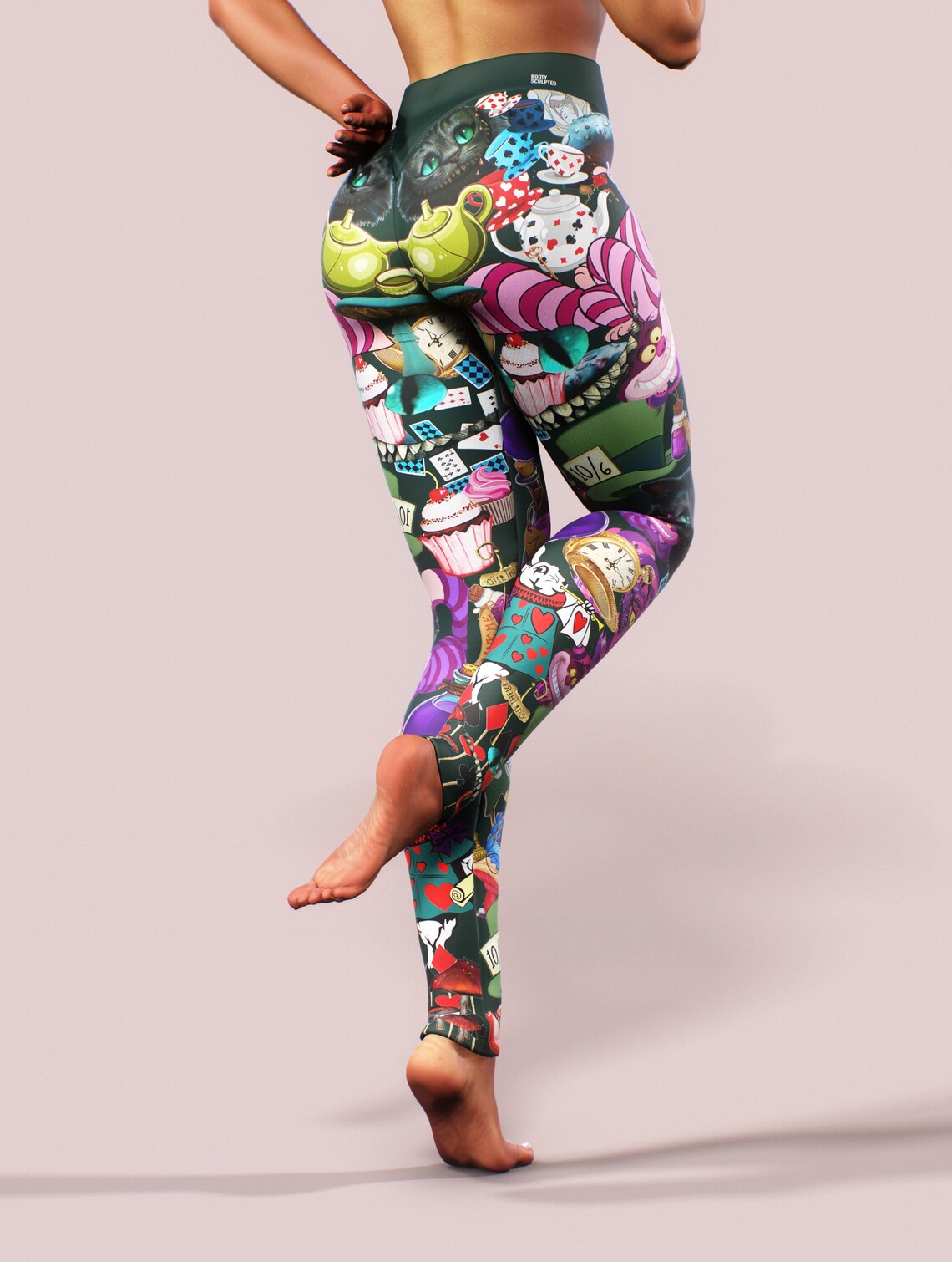 Abstract Psychedelic Holographic Women's Leggings