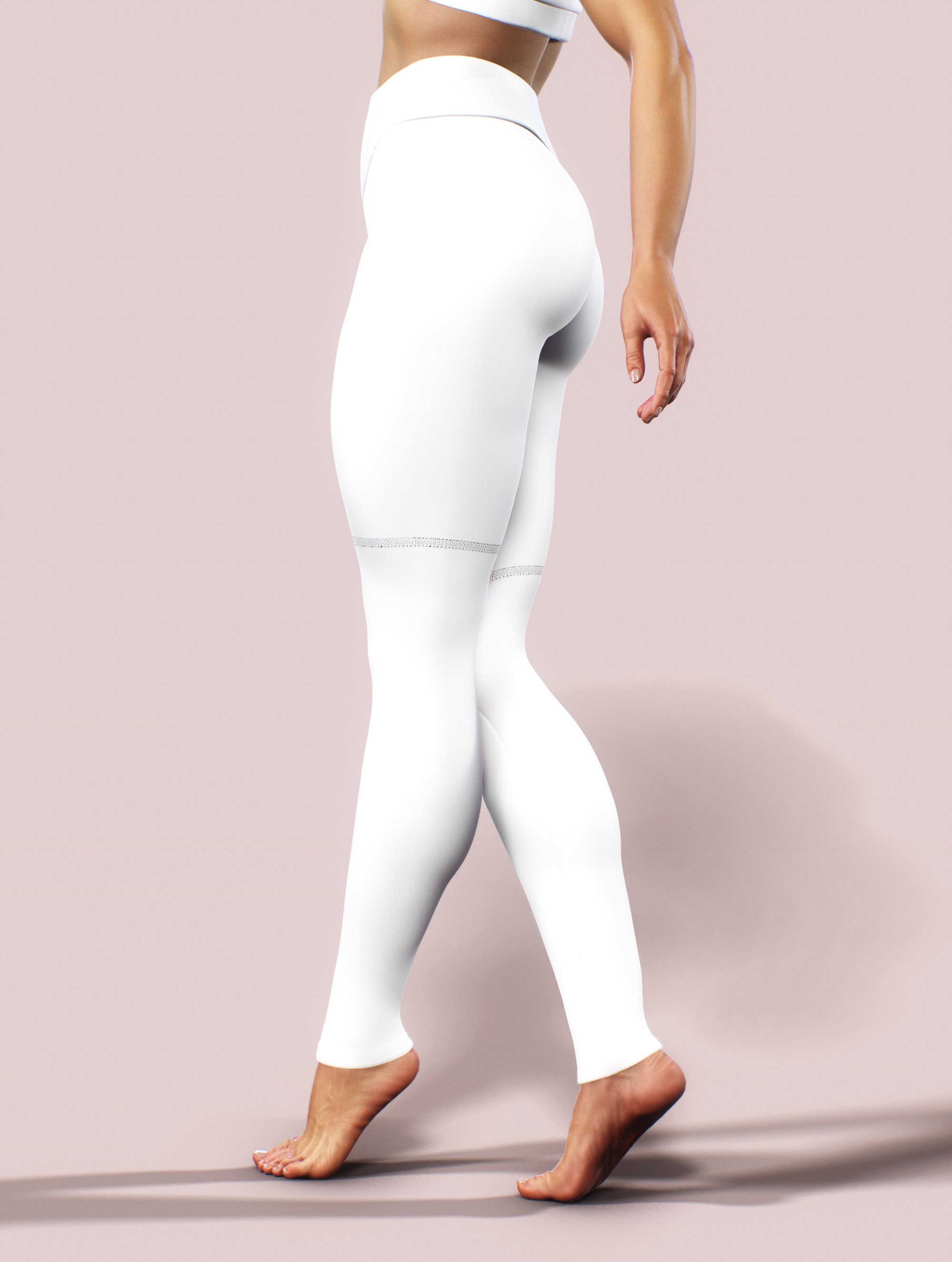 Soca Gives Me Power - Women's Leggings (White)