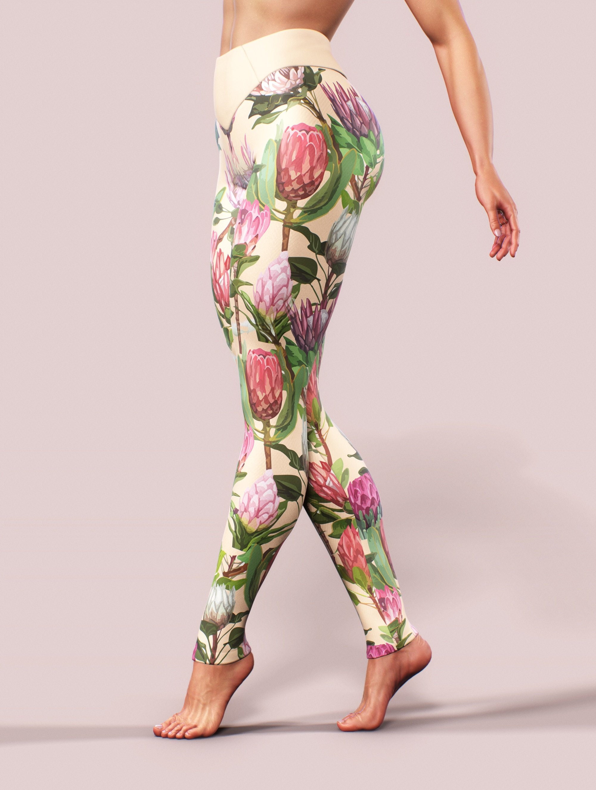 Floral Gym Pants -  Canada